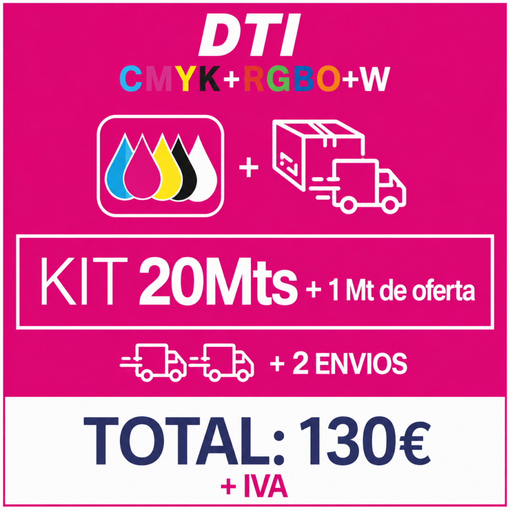 Kit Magenta de 20 Mts + 1 mt de oferta + 2 envios