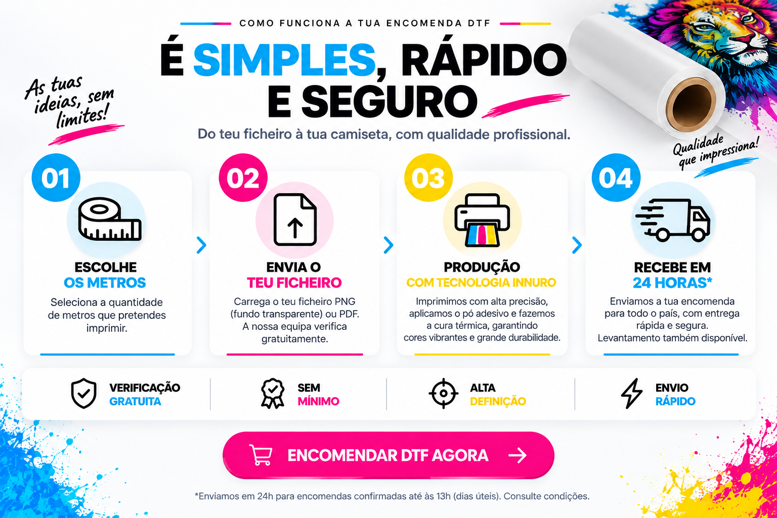 Encomendar o seu DTF já